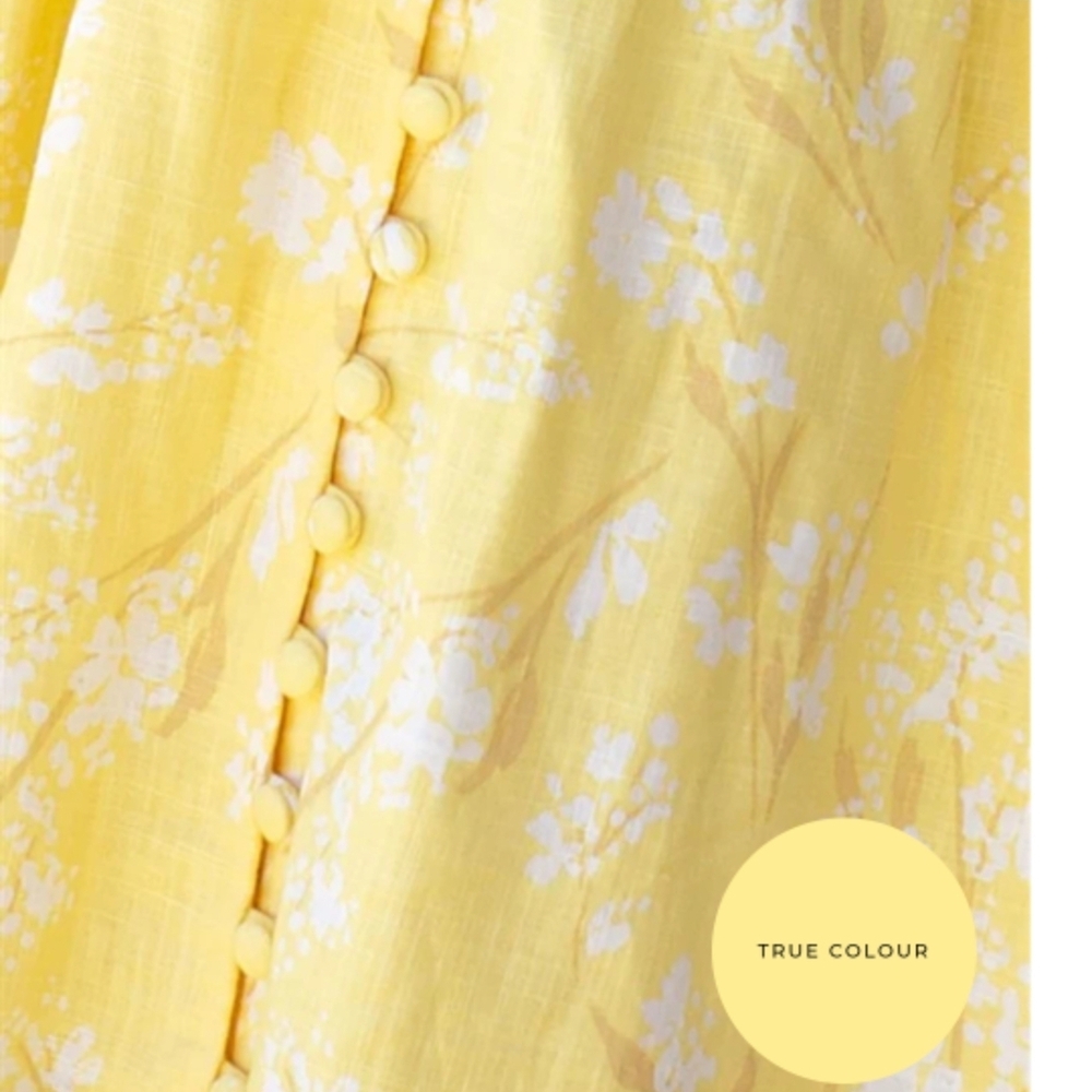 Yellow Ruffled Top - Picture 2 of 6